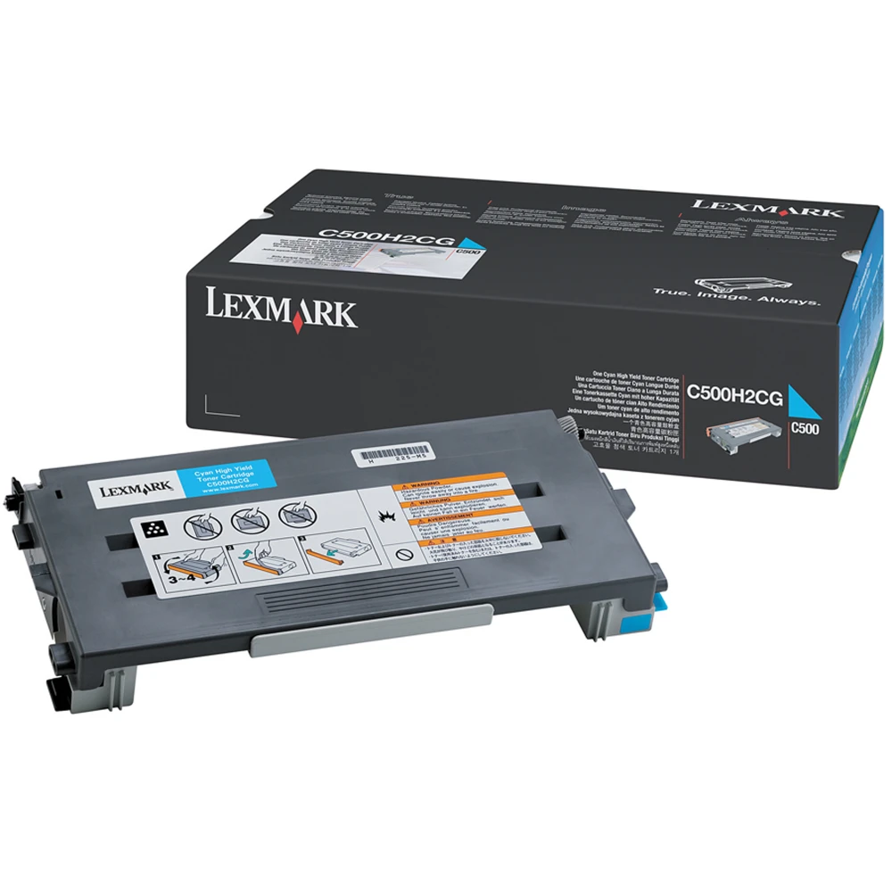 Original Lexmark C500H2CG High-Yield Toner Cartridge  Cyan