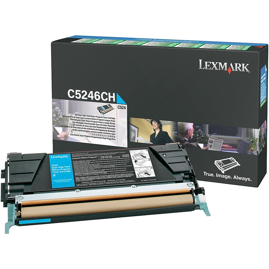 C5246CH | Original Lexmark High-Yield Toner Cartridge – Cyan