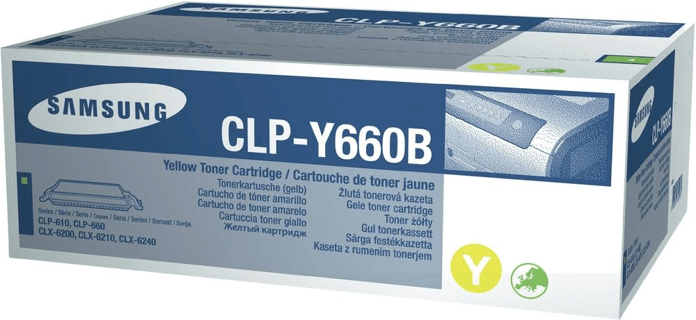 CLPY660B | Original Samsung (CLP-Y660B) High-Yield Toner Cartridge – Yellow