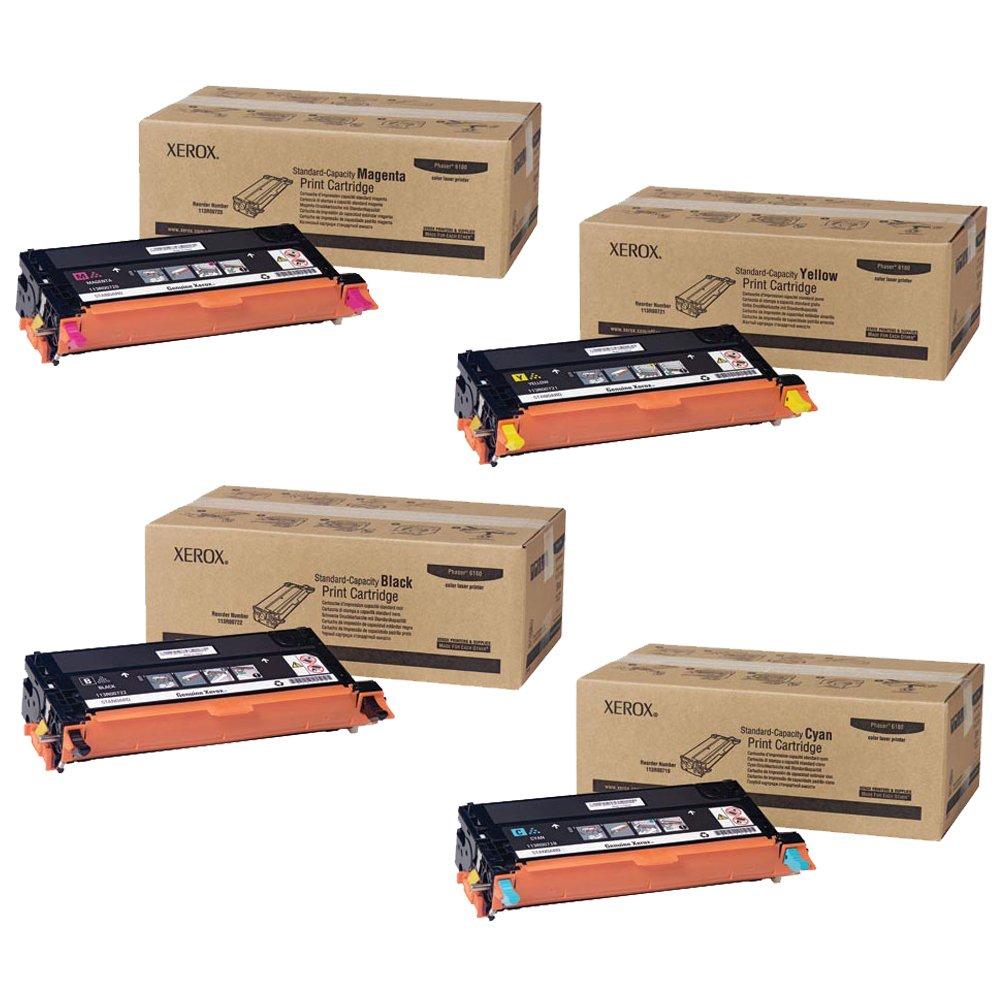 Phaser 6180 | 113R00719 113R00720 113R00721 113R00722 | Original Xerox Toner Cartridge Set – Black, Color