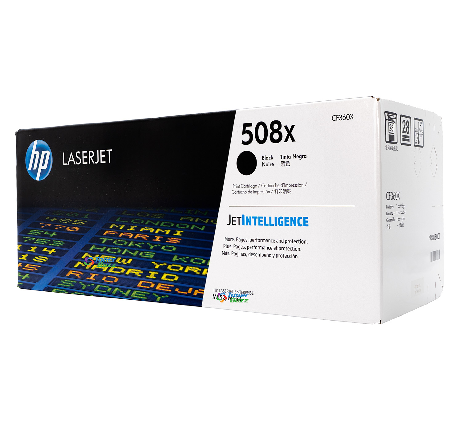 CF360X | HP 508X | Original HP High-Yield LaserJet Toner