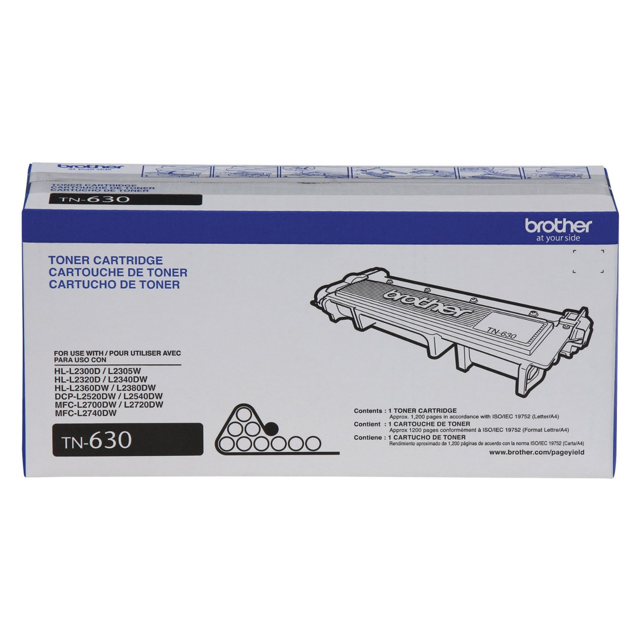 TN-630 | Original Brother Toner Cartridge – Black