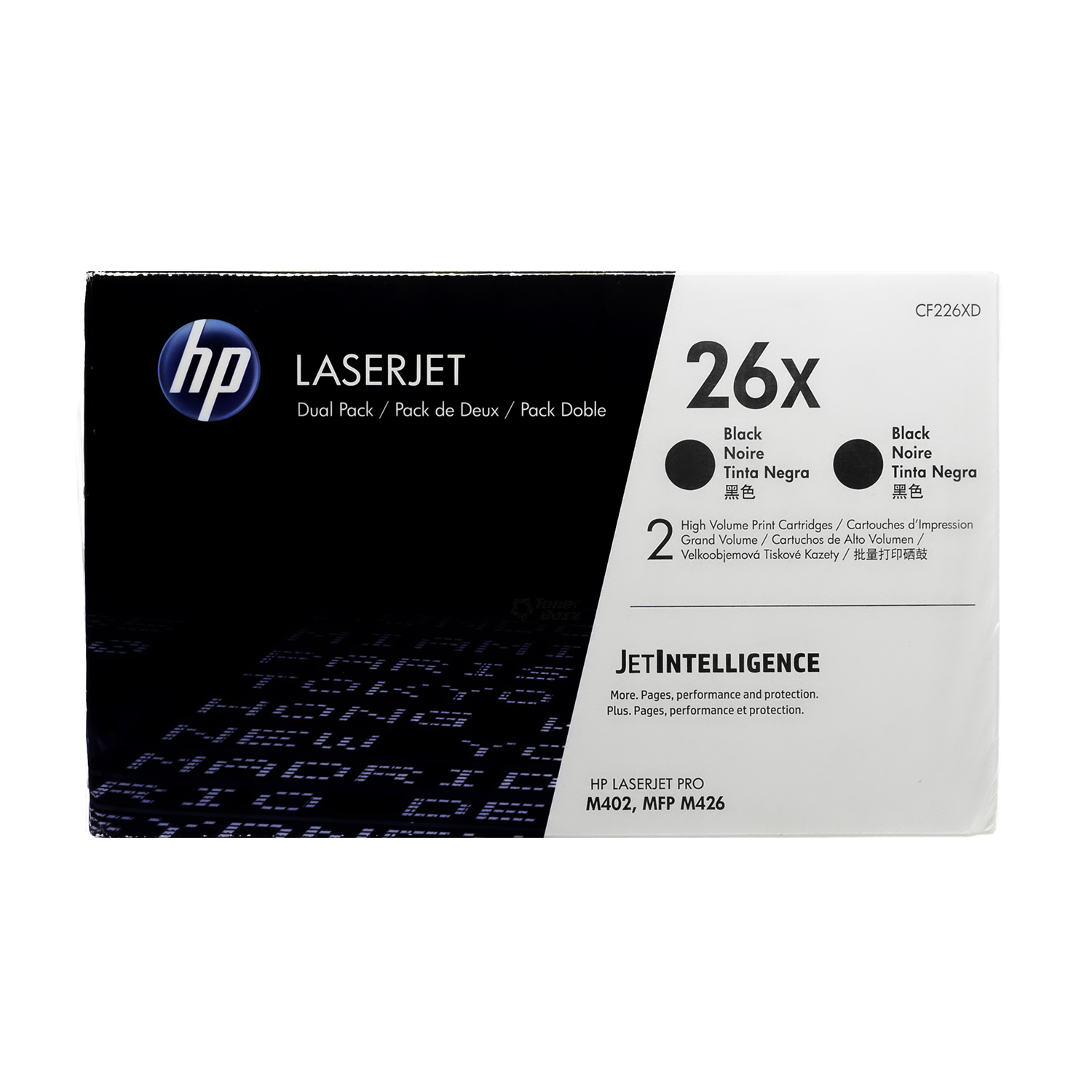 CF226XD | HP 26X | Original HP High-Yield LaserJet Toner Cartridge - Black