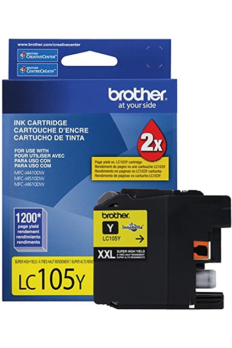 LC-105 | Original Brother Extra High-Yield Ink Cartridge – Yellow