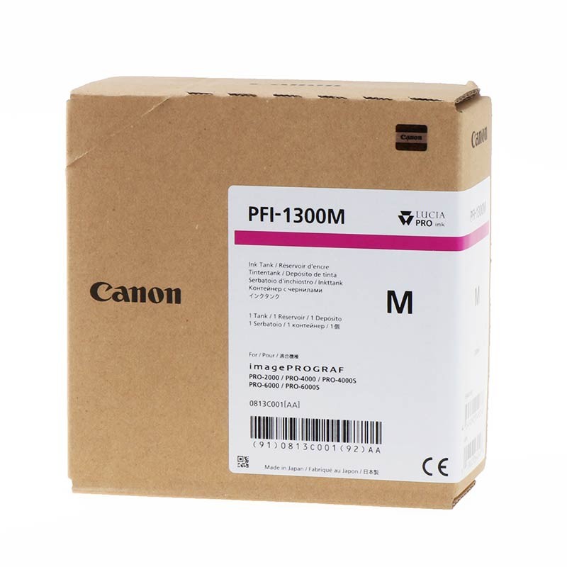 0813C001 | Canon PFI-1300 | Original Canon Ink Cartridge - Magenta