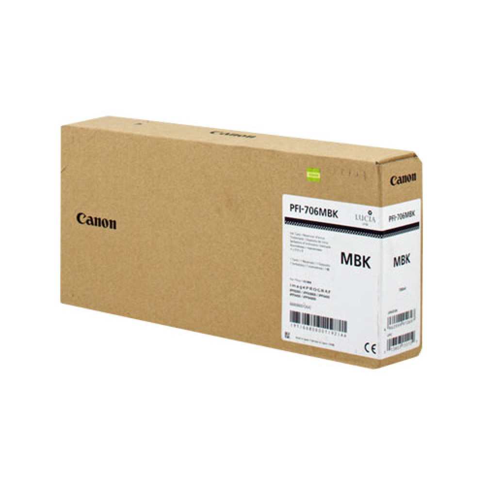 6680B001AA | Canon PFI-706 | Original Canon Ink Cartridge - Matte Black