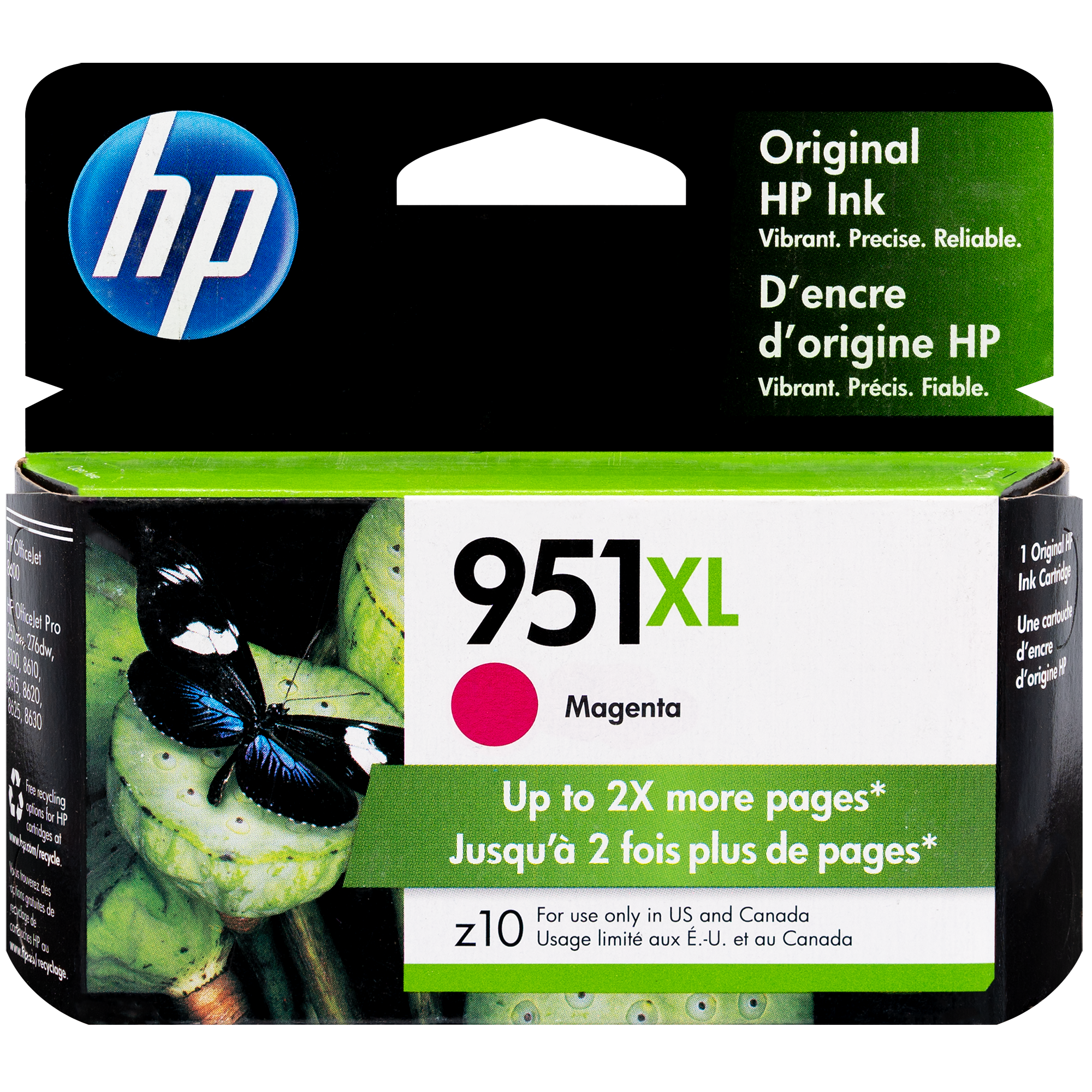 CN047AN | HP 951 XL | Original HP High-Yield Ink Cartridge – Magenta