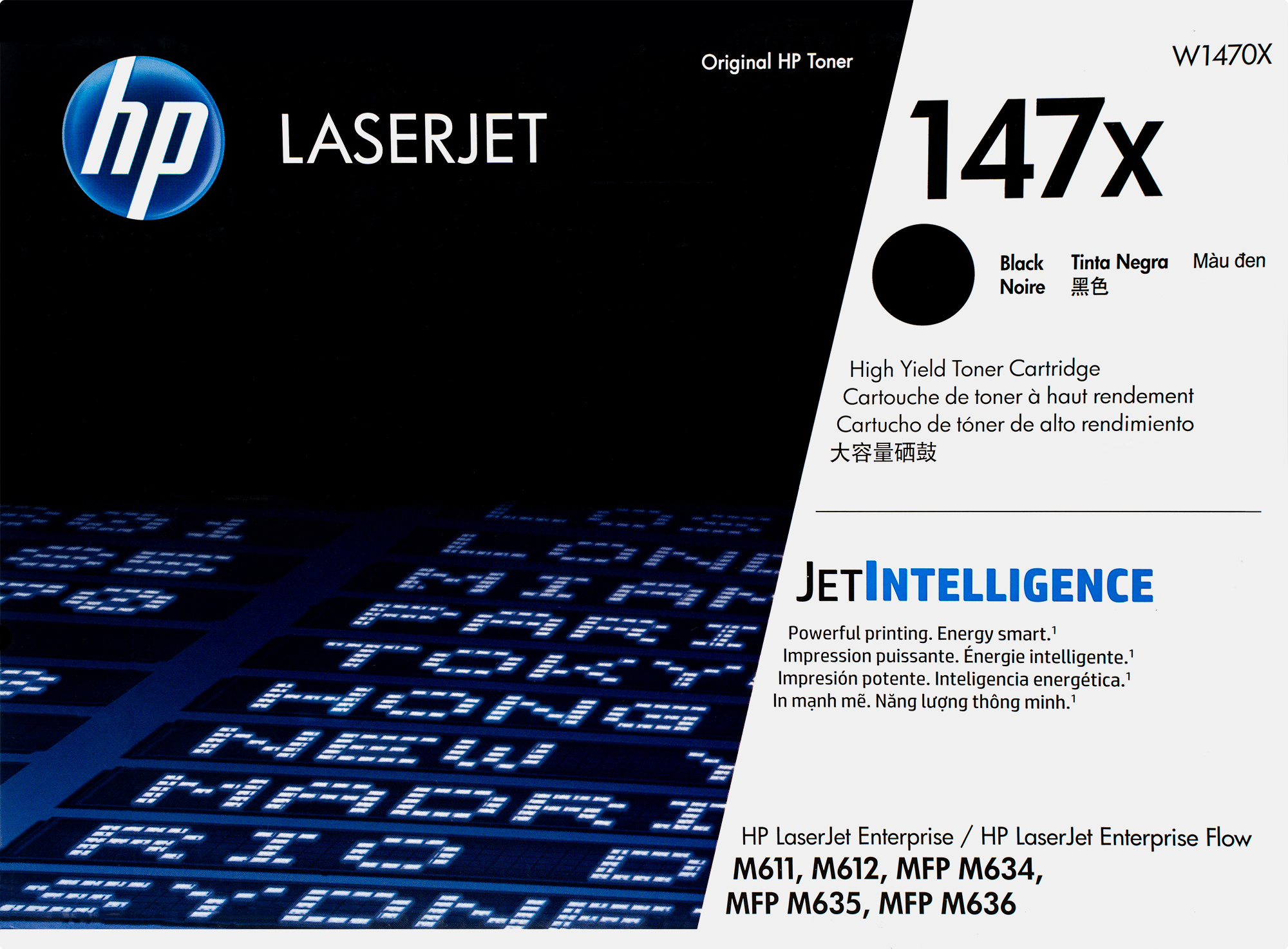 W1470X | HP 147X | Original HP LaserJet High-Yield Toner Cartridge - Black