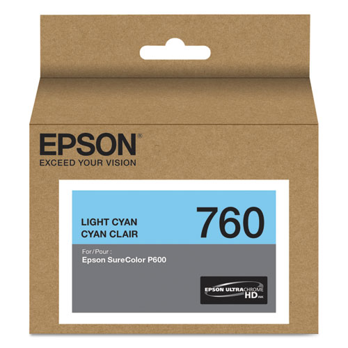 T760520 | Epson® 760 | Original Epson® UltraChrome® HD Ink Cartridge - Light Cyan