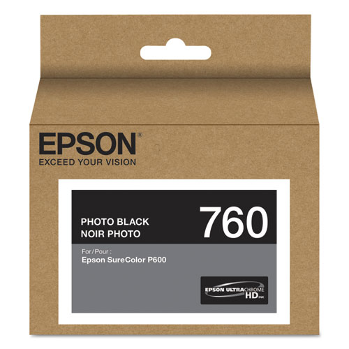 T760120 | Epson® 760 | Original Epson® UltraChrome® HD Ink Cartridge - Photo Black