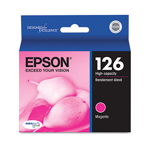 T126320-S | Epson® 126 | Original Epson® DURABrite Ultra® High-Yield Ink Cartridge - Magenta