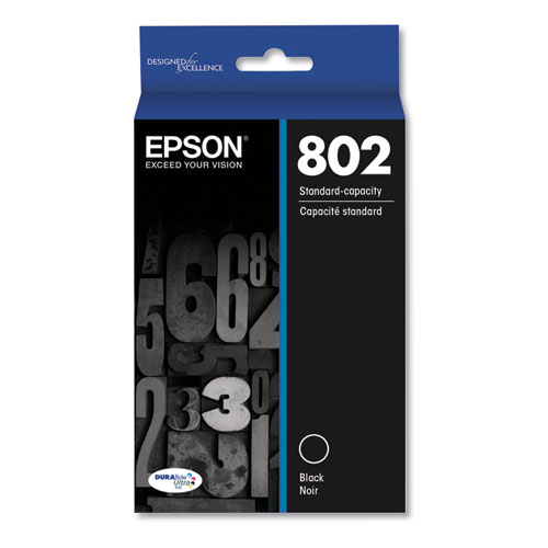 T802120-S | Epson® 802 | Original Epson® DURABrite Ultra® Ink Cartridge - Black