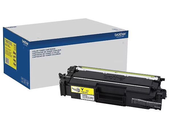 Original Brother TN-810XLY Yellow High Yield Toner Cartridge (TN810XLY)