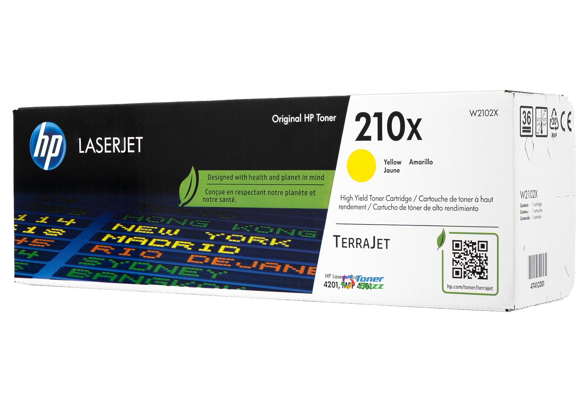 HP 210X SET | W2100X, W2101X, W2102X, W2103X | Original HP Toner Cartridge - Black, Cyan, Yellow, Magenta