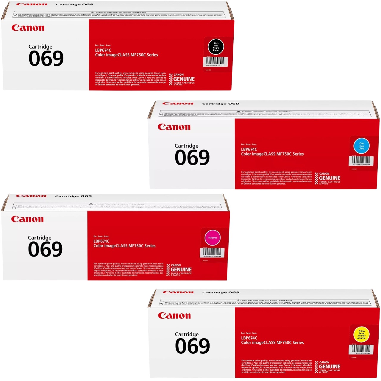 プリンター・複合機 Canon 069 H Laser Cartridge Canon Toner Cartridge 069 H Magenta - Walmart.com