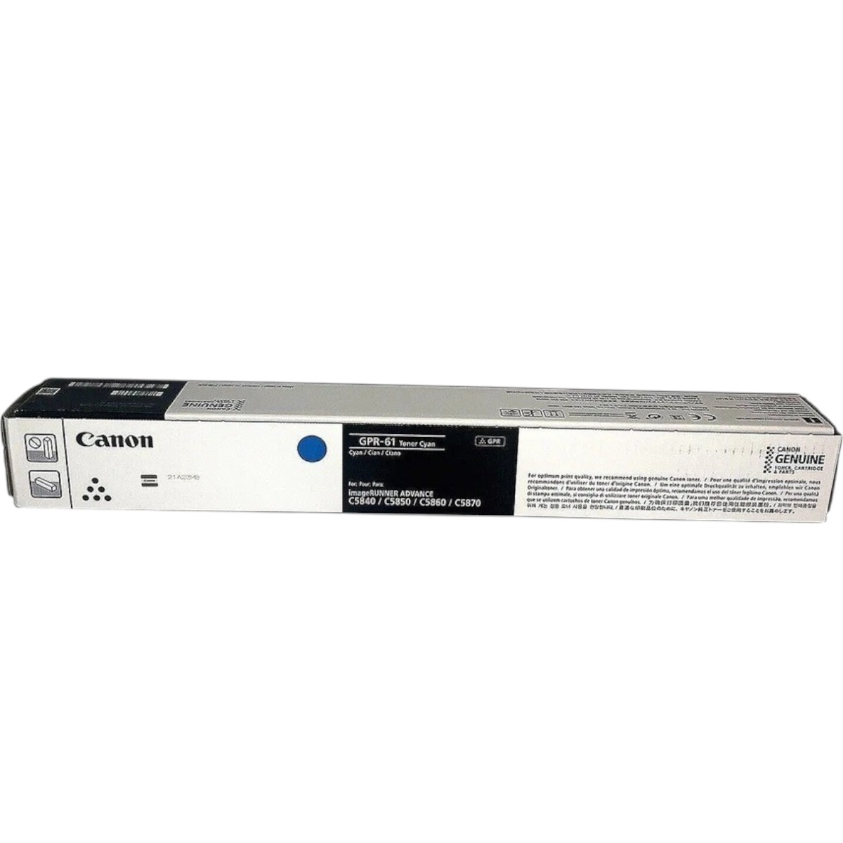 3764C003 | Original Canon GPR-61 Toner Cartridge - Cyan