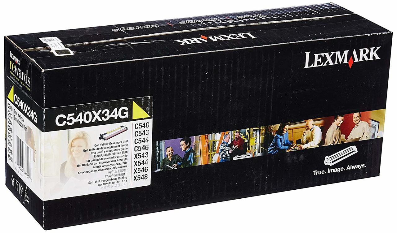 Photos - Other consumables Lexmark C540X34G | Original  Developer Unit Yellow C540X34G 