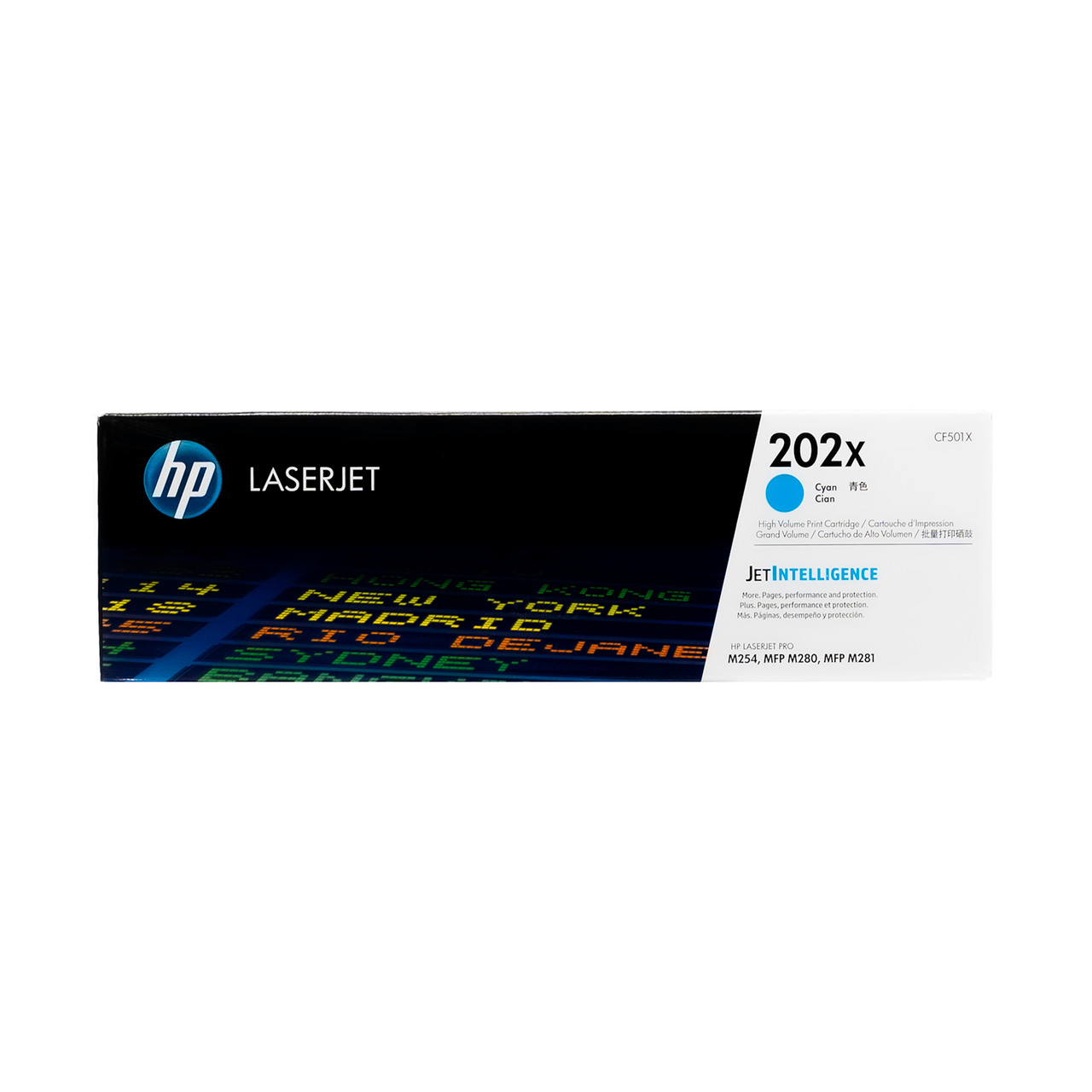 Photos - Ink & Toner Cartridge HP CF501X |  202X | Original  High-Yield Toner Cartridge - Cyan CF501X 