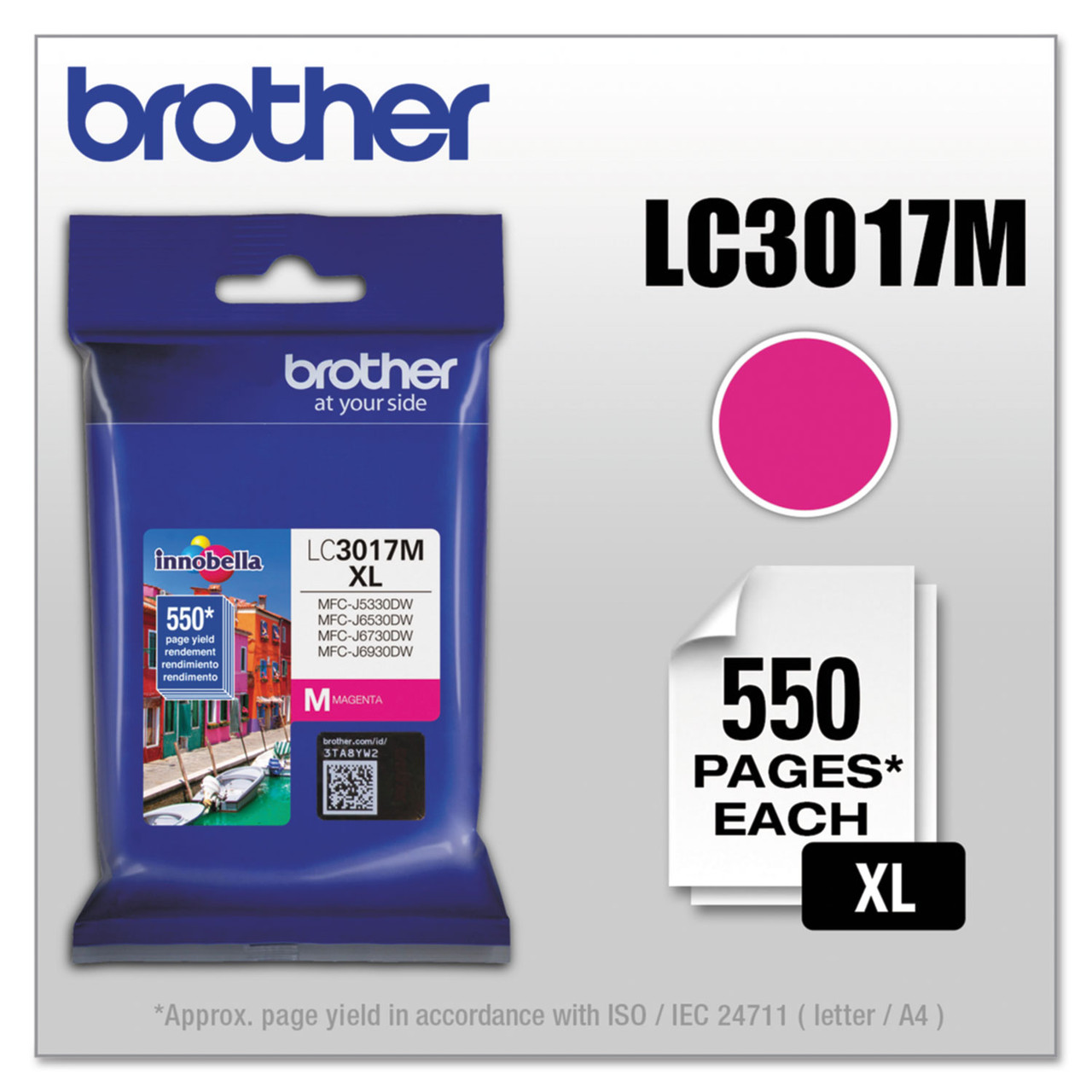 Photos - Ink & Toner Cartridge Brother LC-3017 | Original  High-Yield Ink Cartridge Magenta LC3017M 