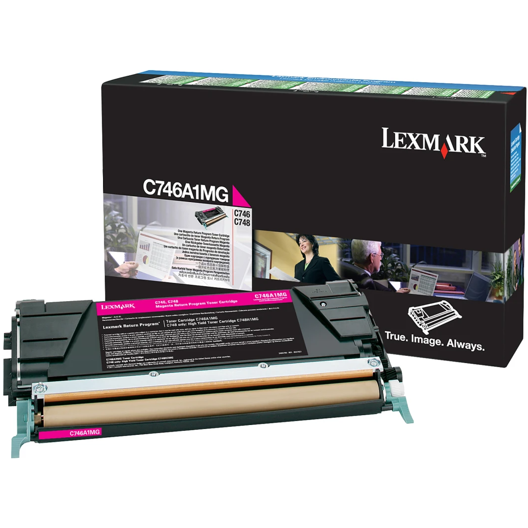 Photos - Ink & Toner Cartridge Lexmark C746A2MG | Original  Toner Cartridge - Magenta C746A2MG 
