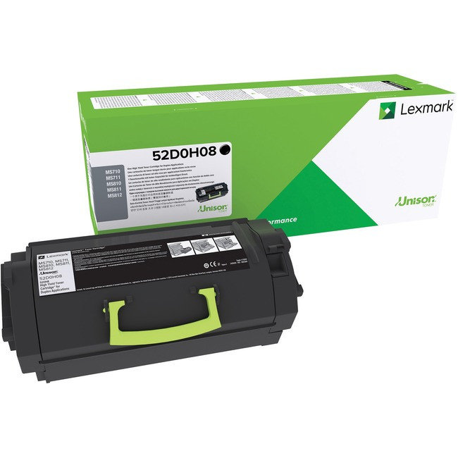 Photos - Ink & Toner Cartridge Lexmark 52D0H08 | Original  Toner Cartridge - Black 52D0H08 