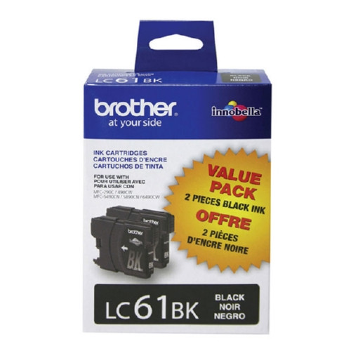 Photos - Ink & Toner Cartridge Brother LC-612 | Original  Ink Cartridge 2-Pack Black LC612PKS 