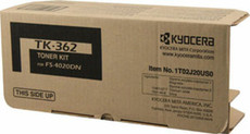 KYOCERA TK-7126 トナーキット ブラック 2本セット TK362 | 1T02J20US0 | Original Kyocera TK-362 Toner Cartridge