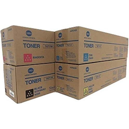 Photos - Ink & Toner Cartridge Konica Minolta TN711 Set | TN711K, TN711C, TN711M, TN711Y | Original  Toner 