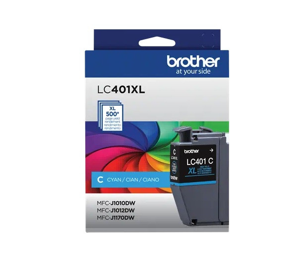 Photos - Ink & Toner Cartridge Brother LC-401XLCS | Original  High-Yield Ink Cartridge - Cyan LC401XLCS 