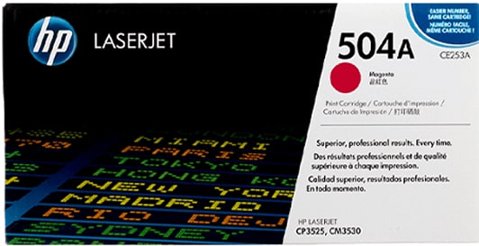 HP 504A (CE253A) Magenta LaserJet toner cartridge