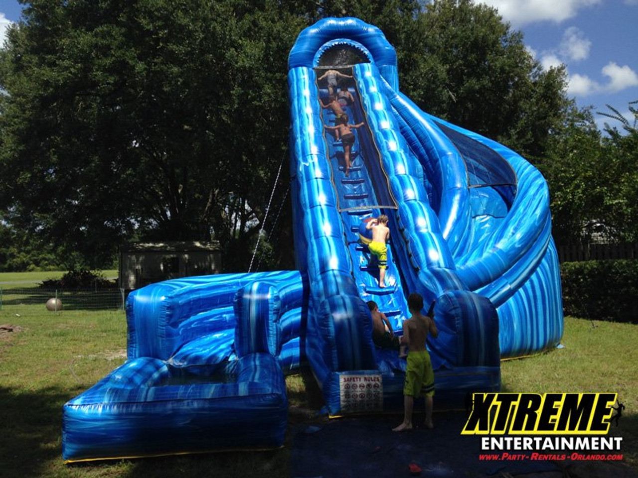 Corkscrew Water Slide Xtreme Entertainment