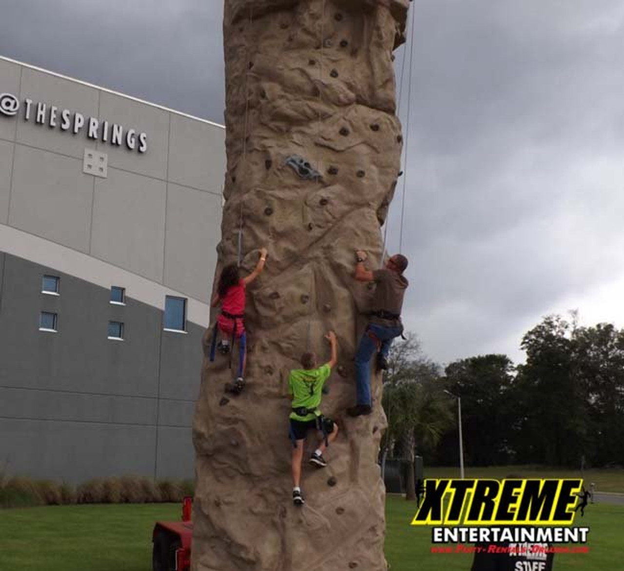 Fossil Rock Climbing Wall Xtreme Entertainment