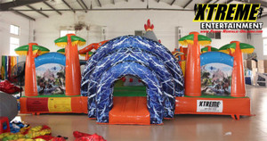 Jurassic Adventure Combo Bounce House Jurassic Adventure Combo Bounce House