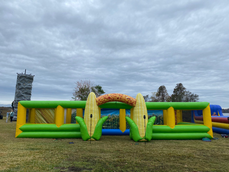Inflatable maze