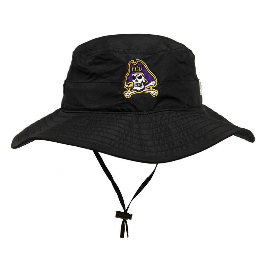 Black Jolly Roger Bucket Hat 