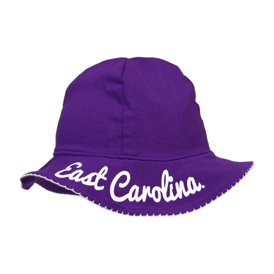 Purple East Carolina Infant Bucket Hat 