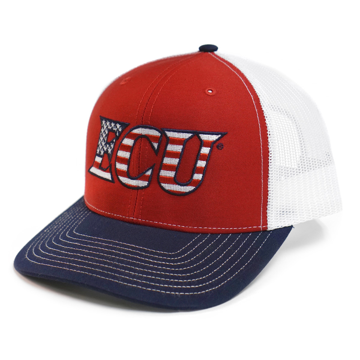 American Flag ECU Trucker Cap 