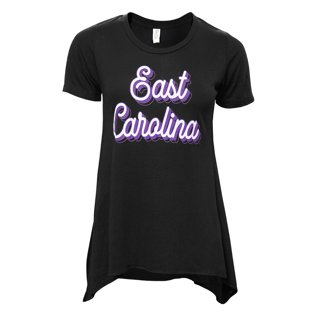 Black Ladies East Carolina Shark Bite Shirt University Book Exchange