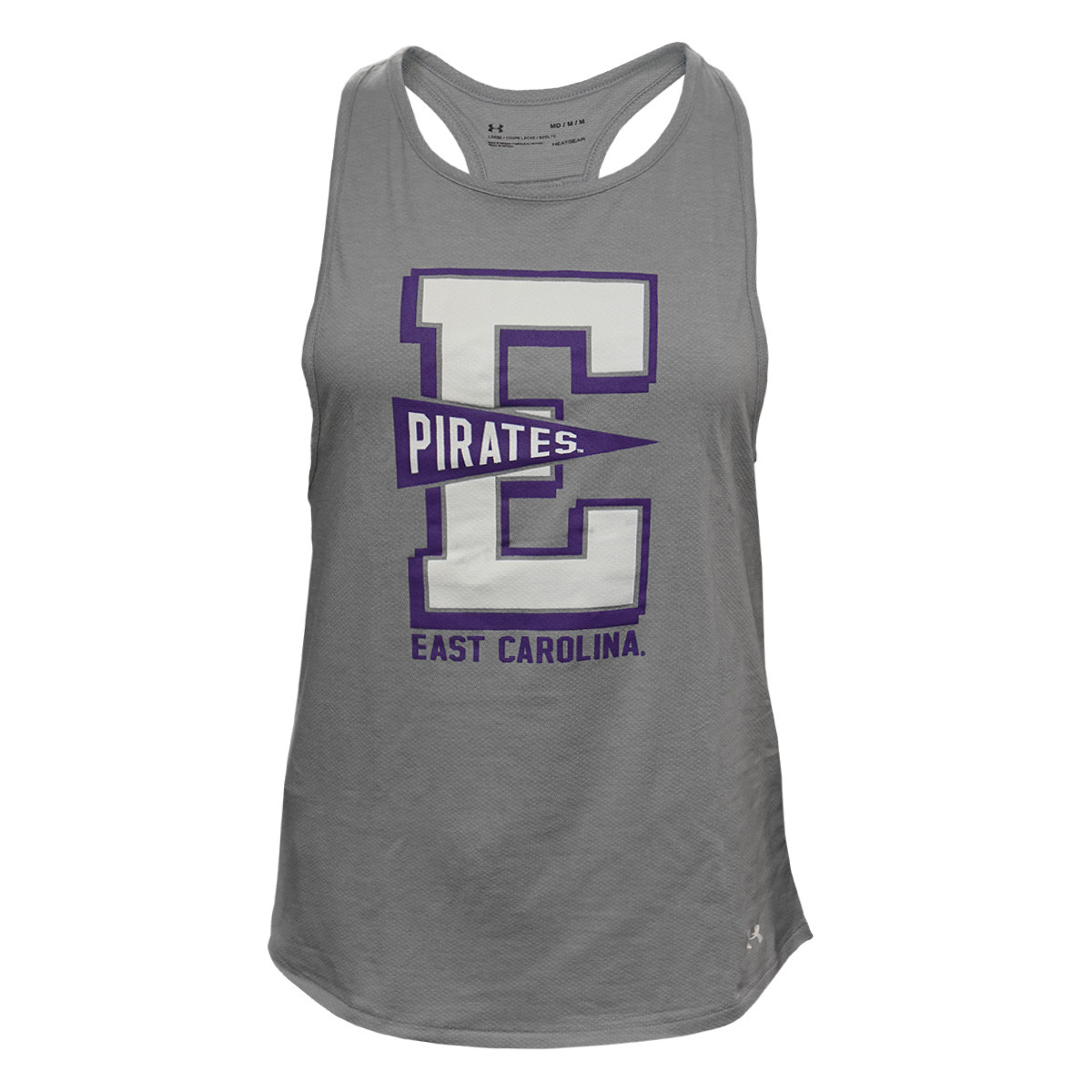 Grey Ladies ECU Pirates Pennant Tank - University Book Exchange