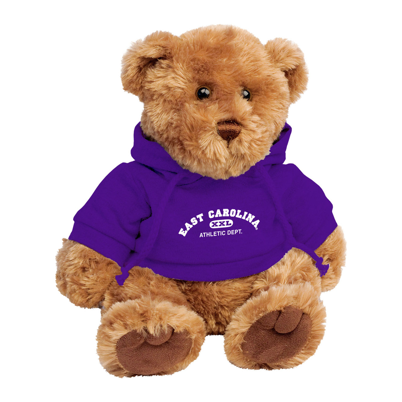 Opførsel Kenya hule Brown Bear in Purple Athletic Dept. Hoodie