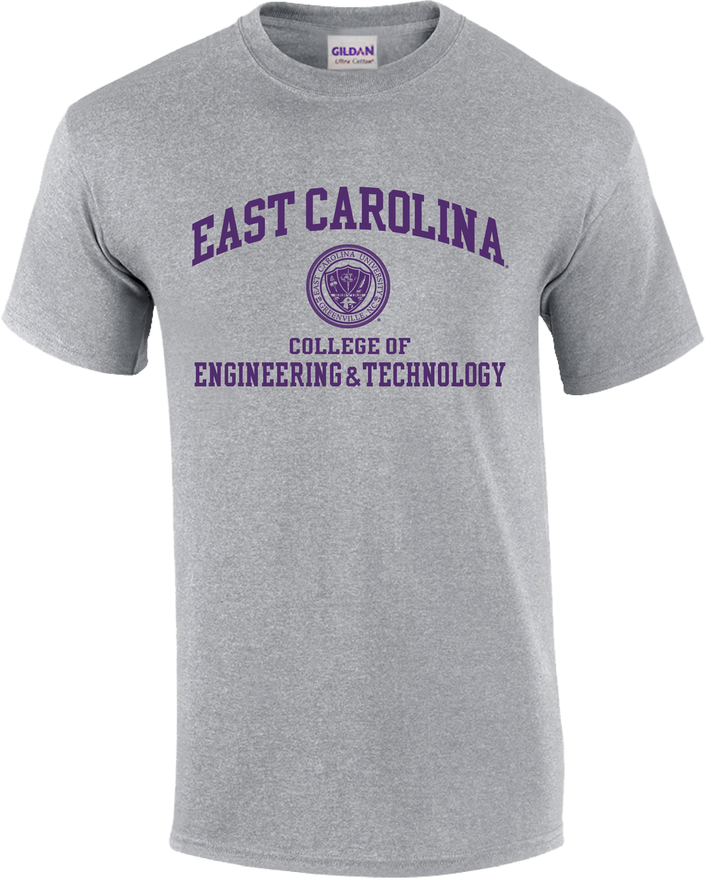 【EGO TRIPPING☆】 30's E.C.U. SHIRT used Grey Engineering and Technology Tee - University Book Exchange