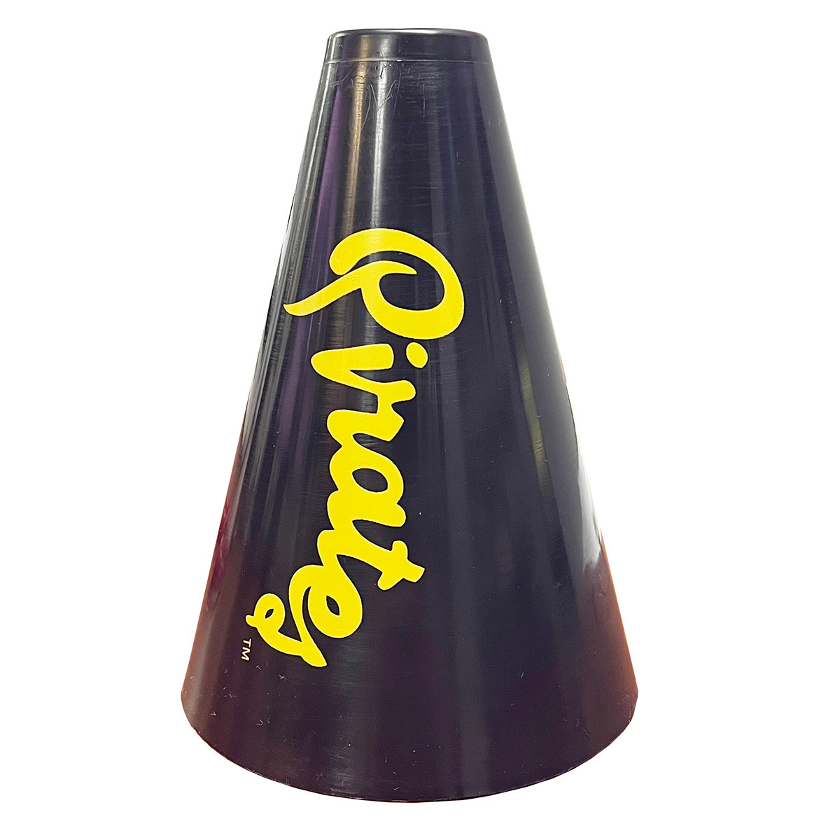 Small Purple Megaphone Gold Pirate Script - University Book Exchange
