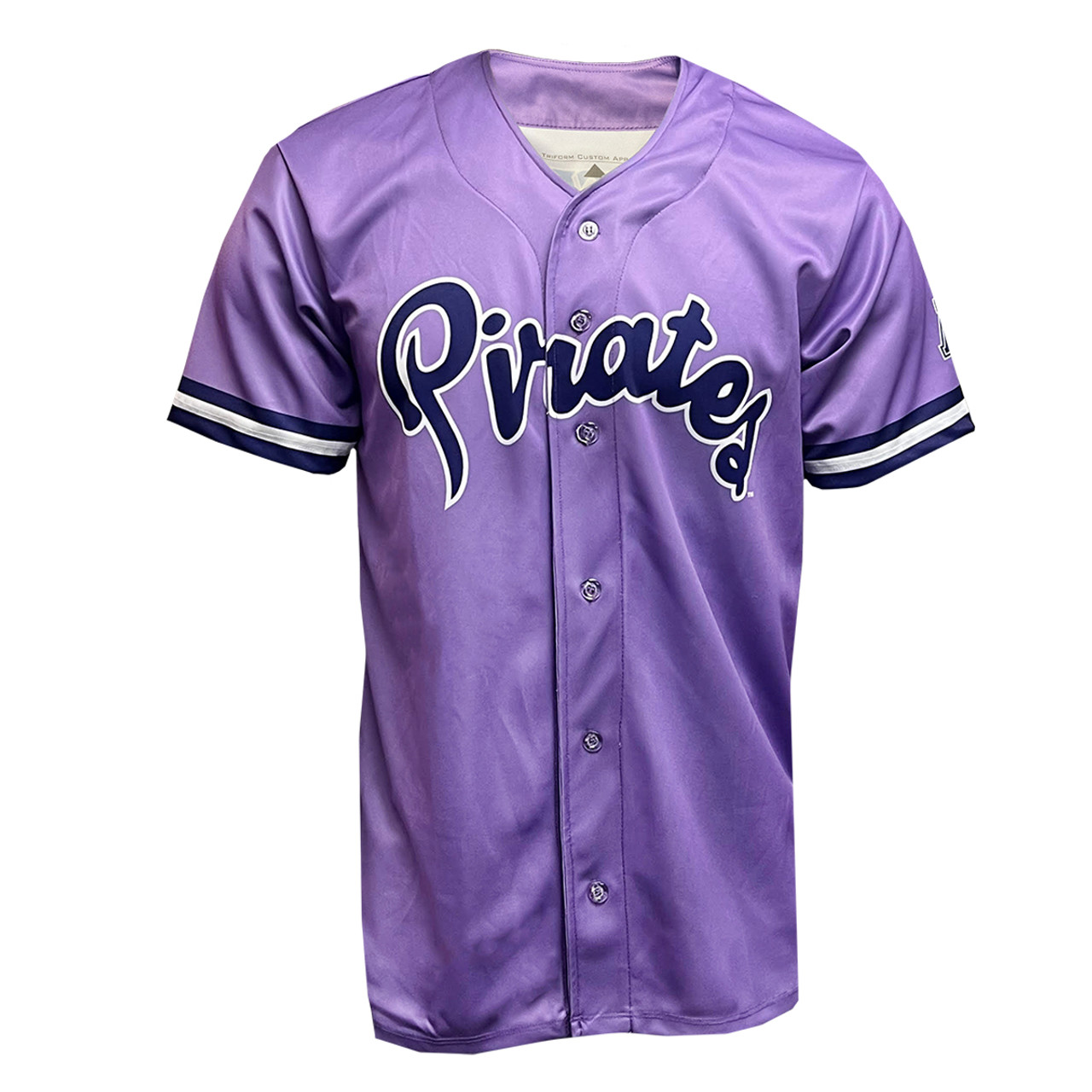 Trending] Buy New Custom ECU Pirates Baseball Jersey Purple