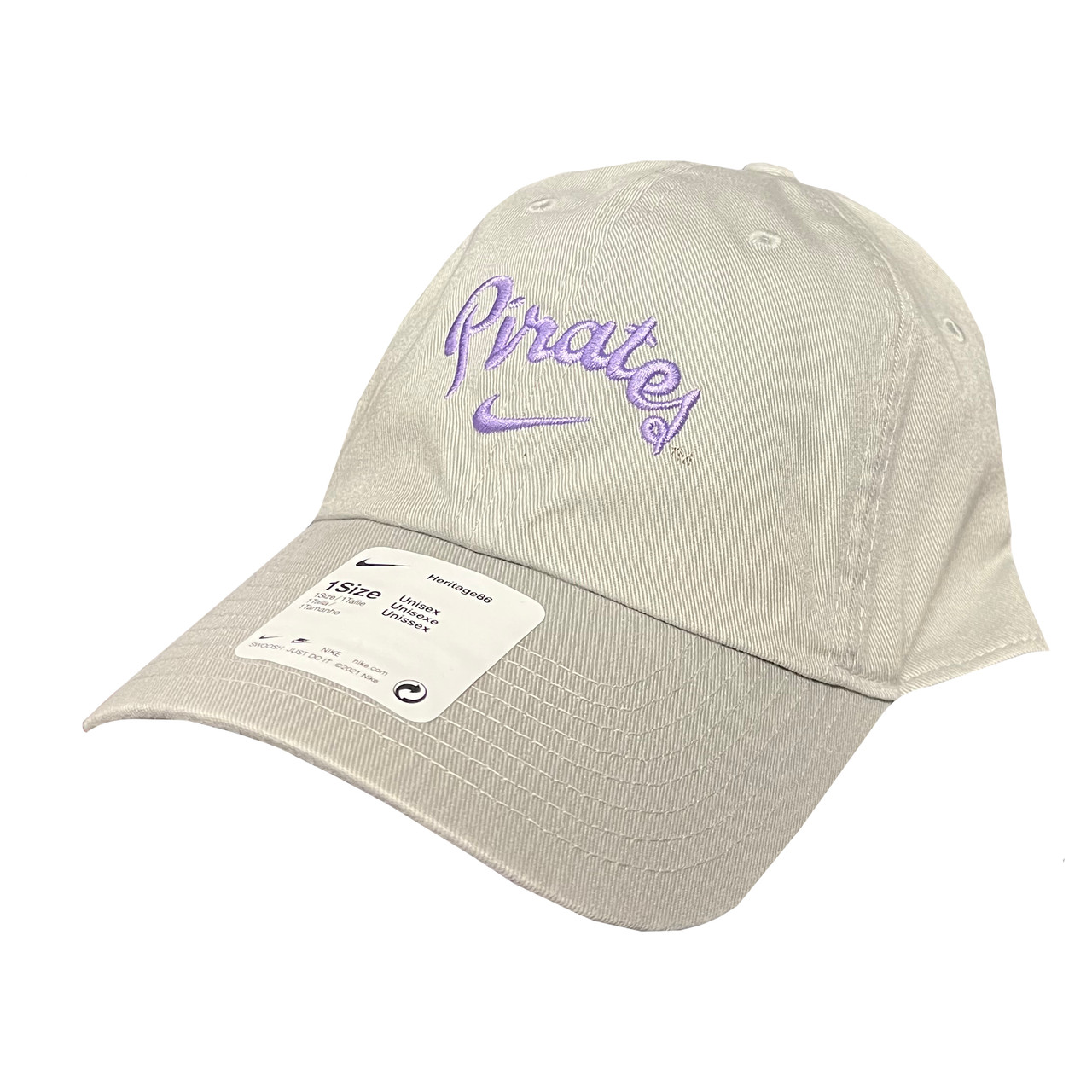 Nike Grey Pirates Script Adjustable Cap