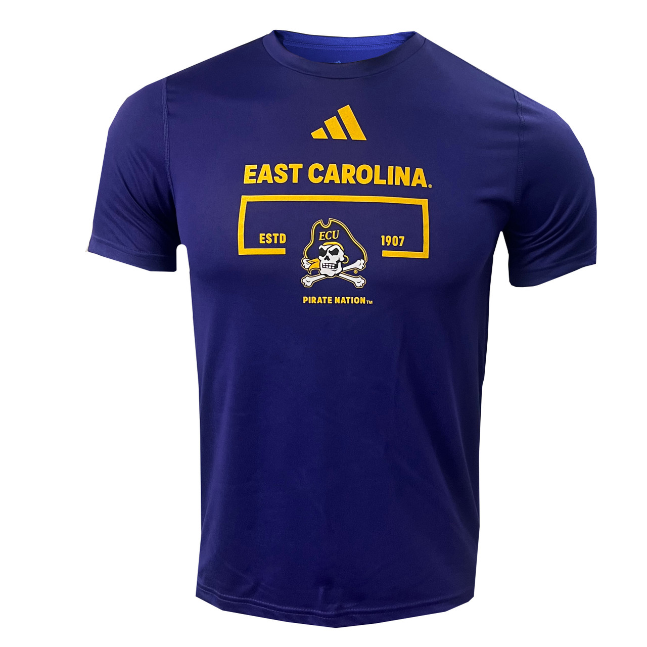Purple Adidas East Carolina 1907 Creator Tee University Book