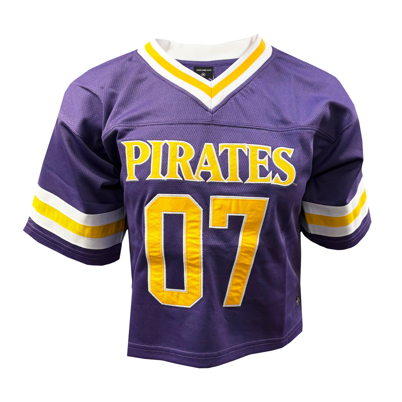 Hype & Vice Purple #07 Cropped Football Jersey - University Book