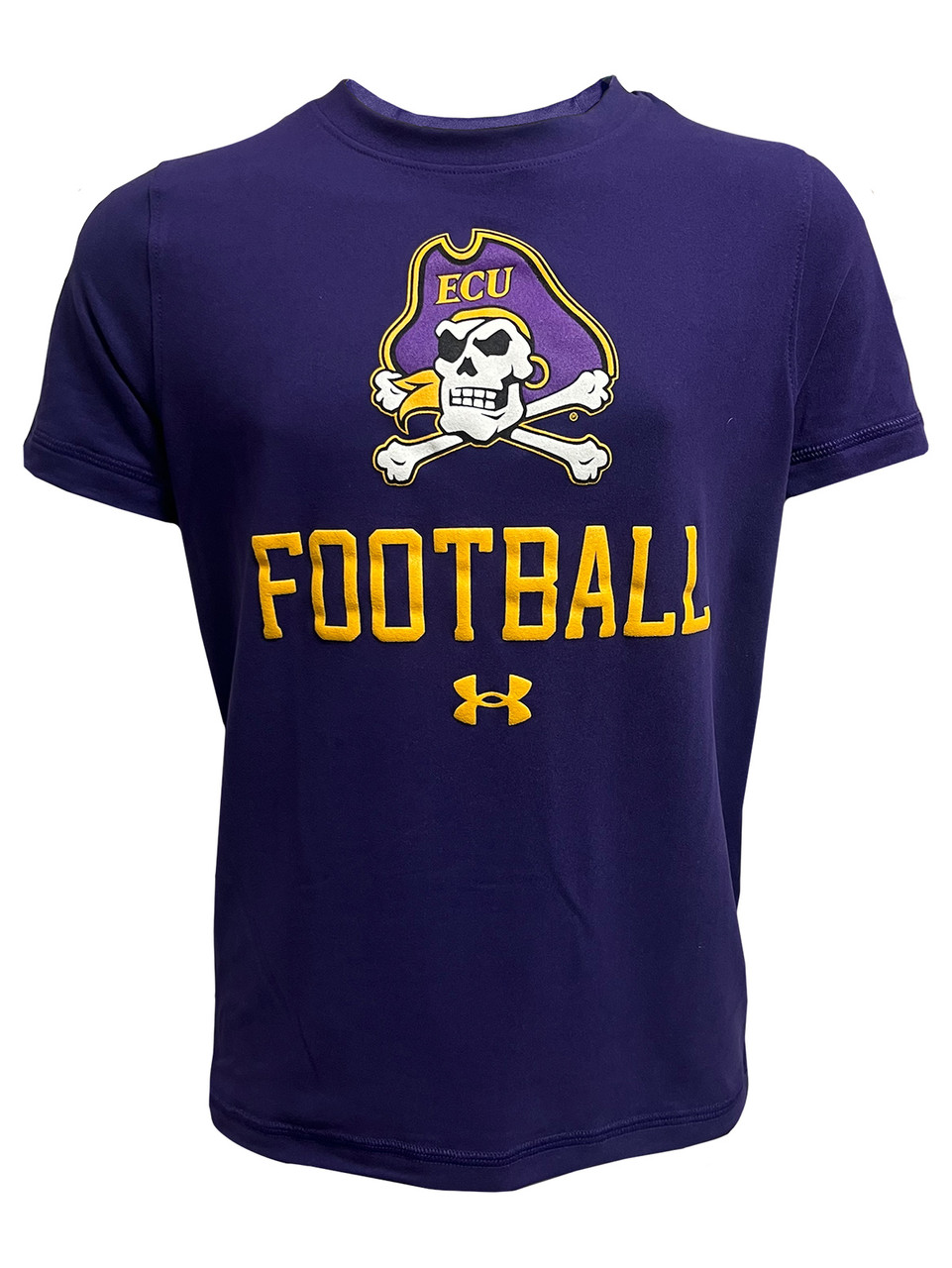 Purple Under Armour Youth Jolly Roger Football Tech™ Stretch Tee