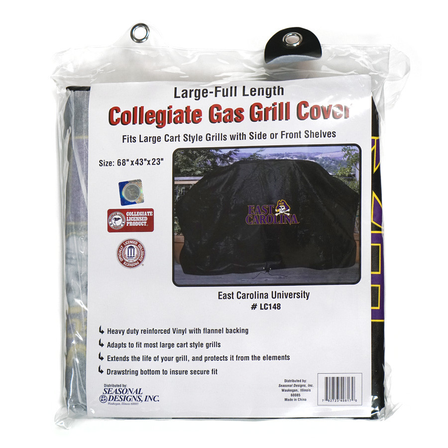 XL Black East Carolina Grill Cover