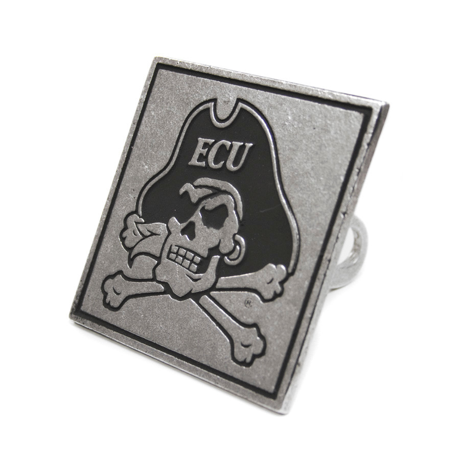 Square Pewter Jolly Roger Trailer Hitch Cover - University Book