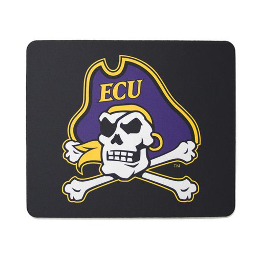 Black Jolly Roger Mouse Pad